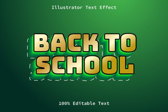 Back to School Modern Game Cartoon Typography