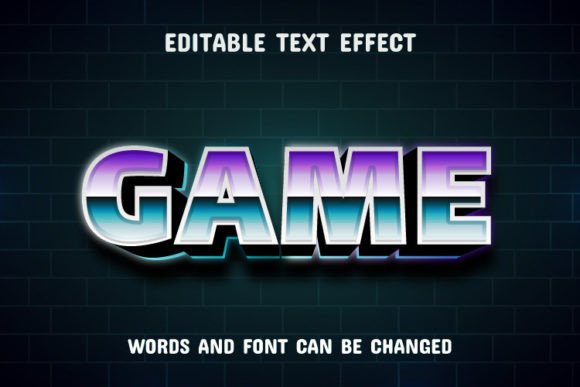 Game 3d Text Effect for Bold Visual Impact