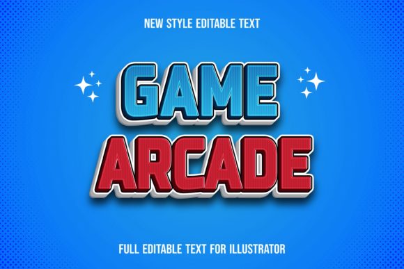 Game Arcade Text Effect