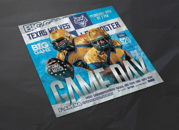 Game Day Football Flyer: Design Your Winning Event