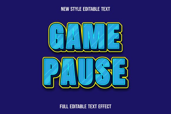 Game Pause: A Bold Display Typeface for Dynamic Projects