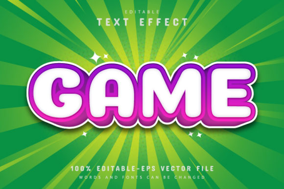Game Text: Comic Style Text Effect