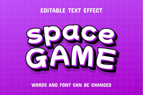 Space Game 3D Text Effect: A Cosmic Design Tool