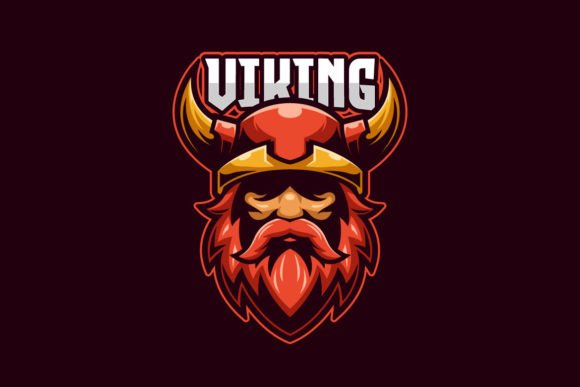 The Viking E-sports Game Mascot Logo