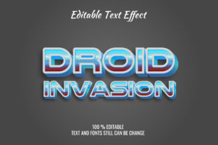 Video Game Text Effect Graphic Style